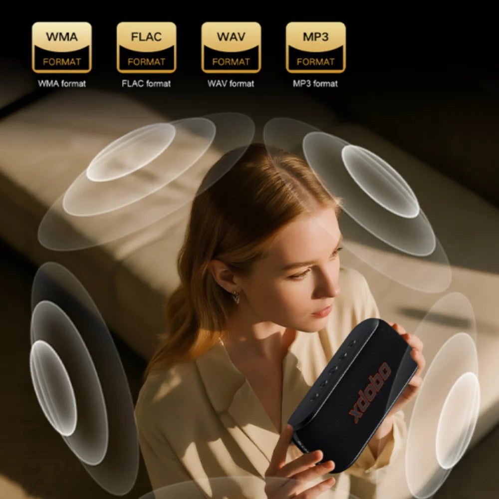 60W Soundbar XDOBO X8IV Subwoofer Speaker 8000mAh Deep Bass Outdoor Smart Phone TV Home Cinema Loudspeaker With Alloy Design Zpaxo