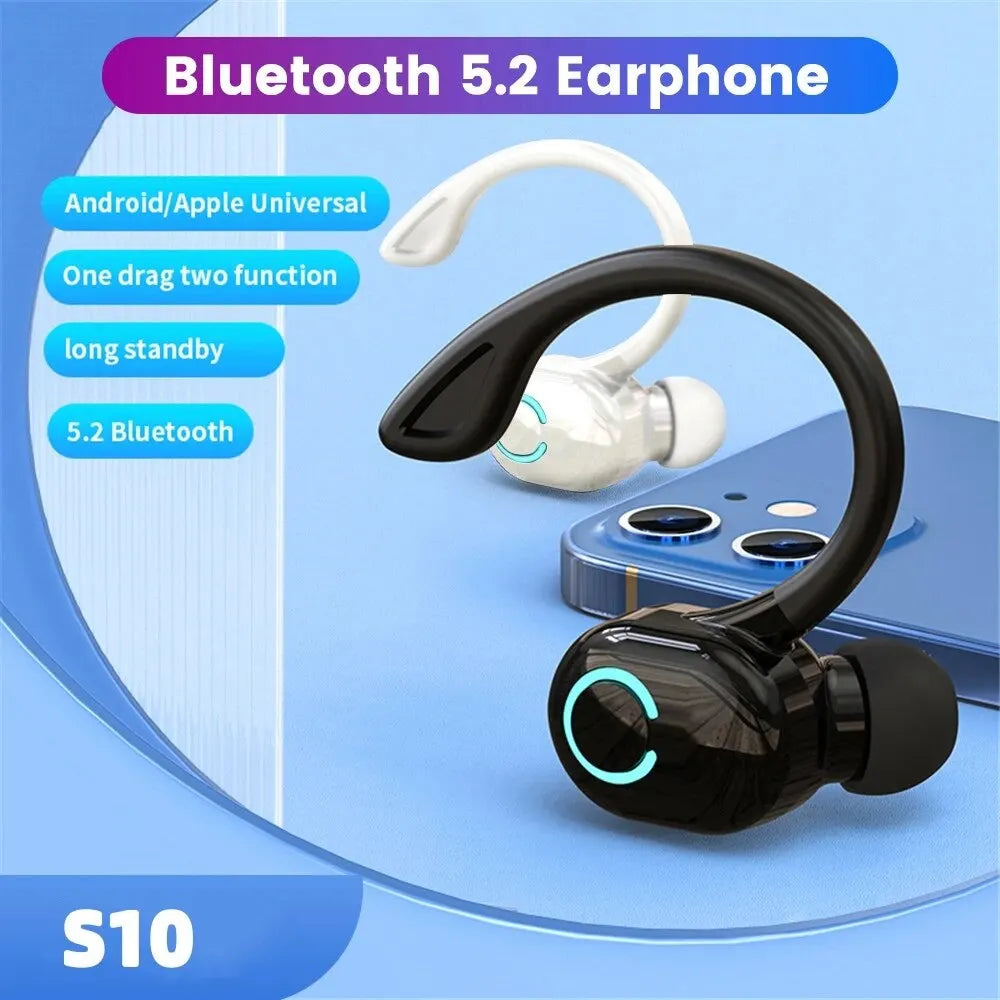 Sports Bluetooth Earphones Business Car Call Headphone Microphone