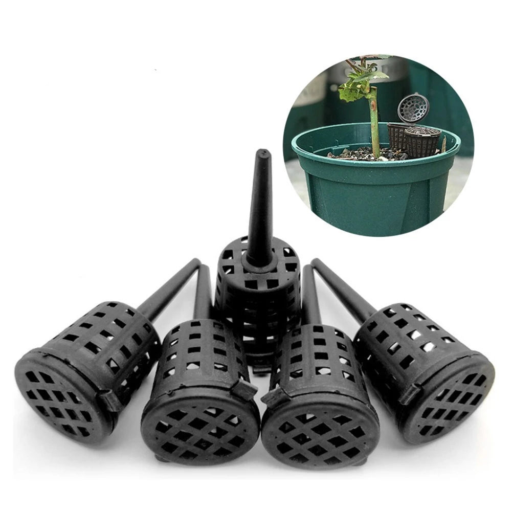 Plant Fertilizer Baskets Lid Automatic Pot Box Bonsai Container