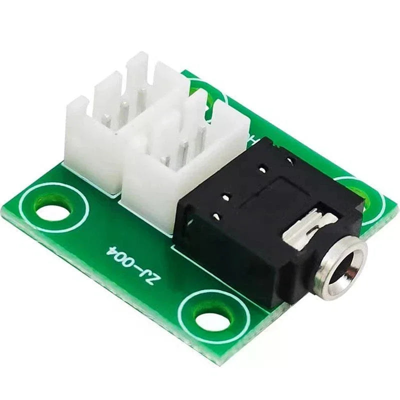 1PCS 3.5MM Headphone Audio Signal Transfer XH2.54 3P Terminal Lead Amplifier Chassis DIY Wiring Board Zpaxo