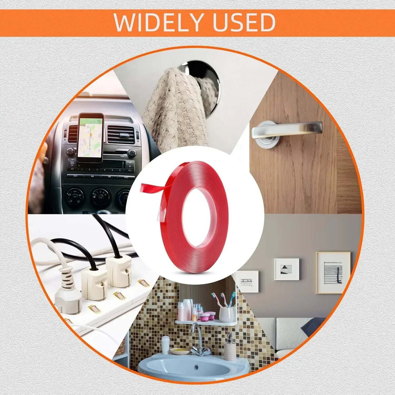Double Sided Tape Strong Fixation Transparent Tape Waterproof No Traces High Viscosity Self Adhesive Tapes Fixed Stickers Zpaxo