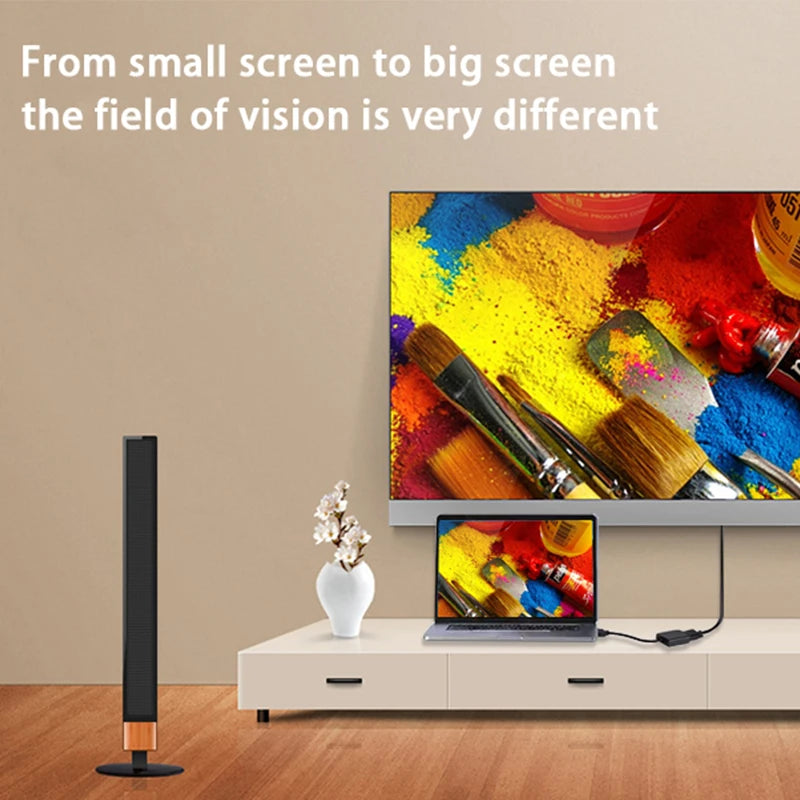 Speed HDTV VGA Adapter Male Female Converter HD Scaler Video Cable Zpaxo