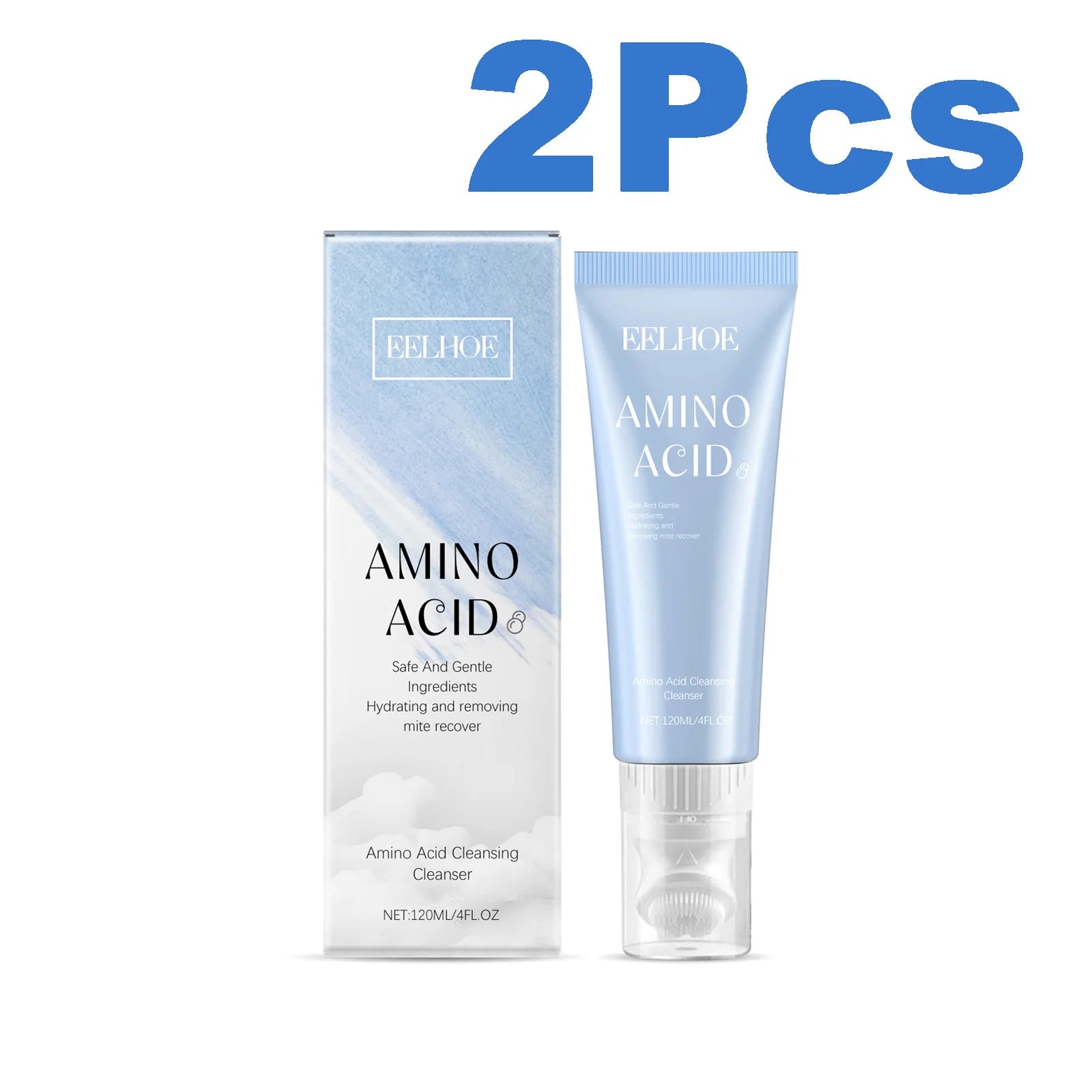 Eelhoe Amino Acid Face Cleanser – Oil Control & Acne Care Amino Acid Cleanser Zpaxo 2 x 120g Boxed
