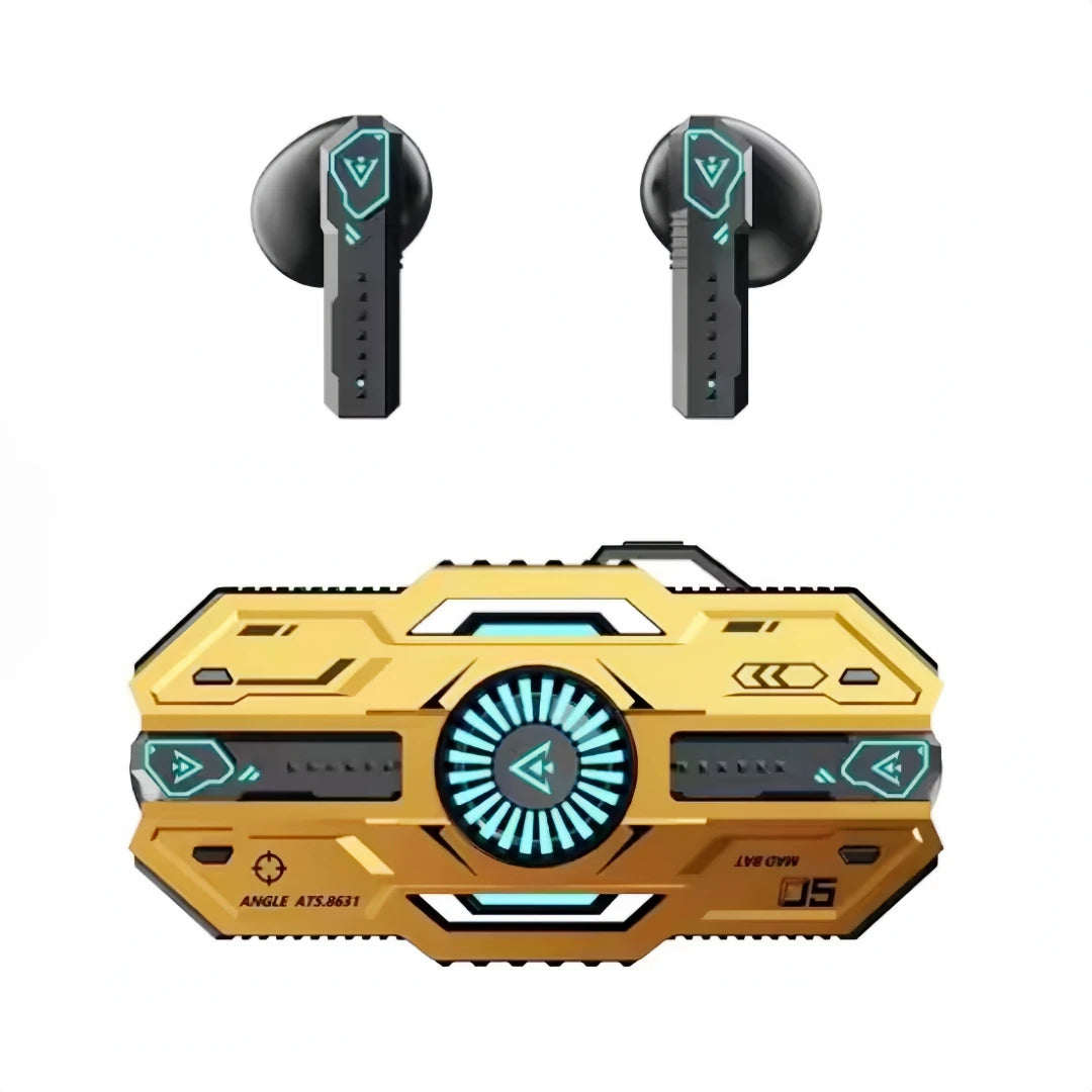 Bluetooth 5 3 Earphone Wireless Earbuds Low Latency Headphones HD Zpaxo YELLOW China Mainland