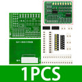 1- 15-Color LED Solder Practice Board DIY Electronic Training Zpaxo 1PCS