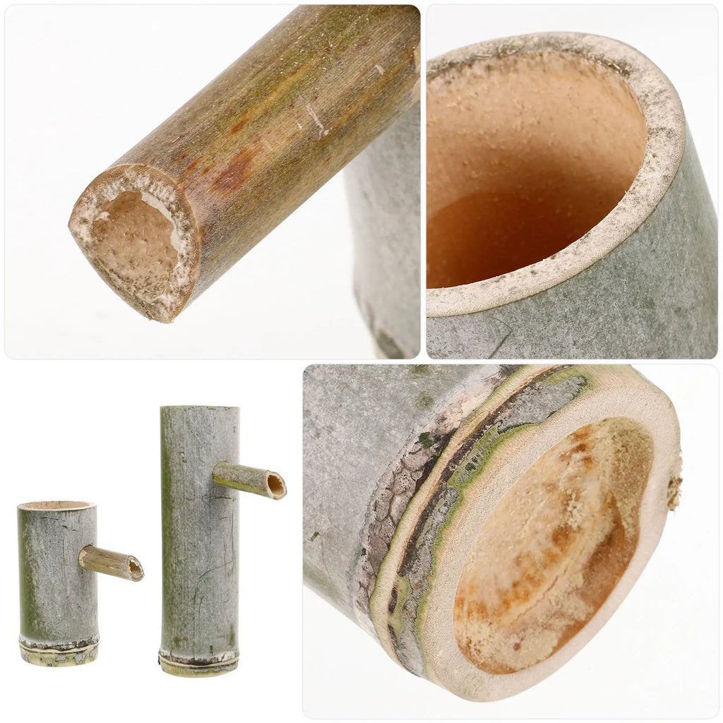 Bamboo Tube Fountain Garden Decor Multi-function DIY Outdoor Water