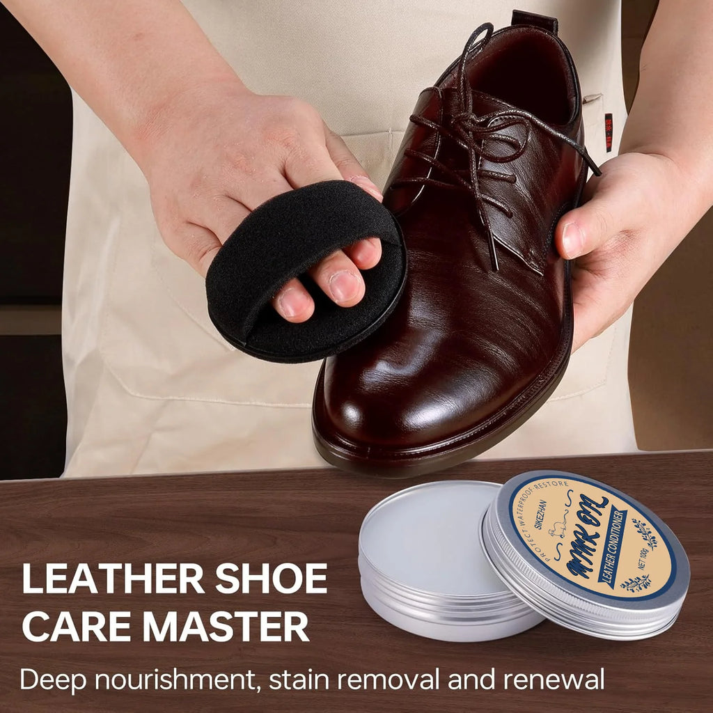 Leather Care Cream – Shoe Polish Jacket Conditioner, Nourish,Renovation Protect Leather Shoes and Coats Maintenance Tools Zpaxo
