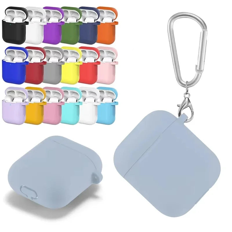 Soft Silicone Headphone Protective Case Apple Airpods 1st 2nd Gen