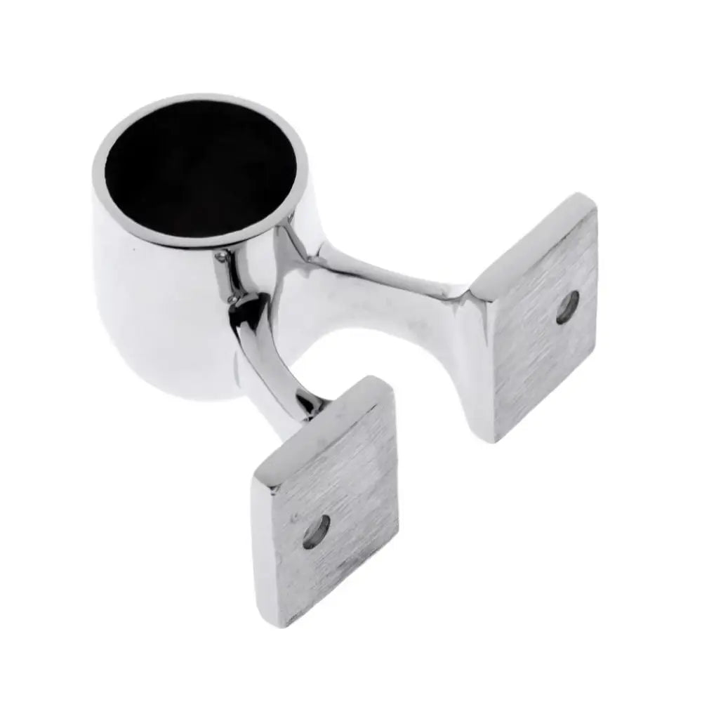 Stainless Steel Marine Handrail Bracket 25mm Center/End Boat Hand Rail Fitting 90° Stanchion Support Railing Part Boat Owners Zpaxo