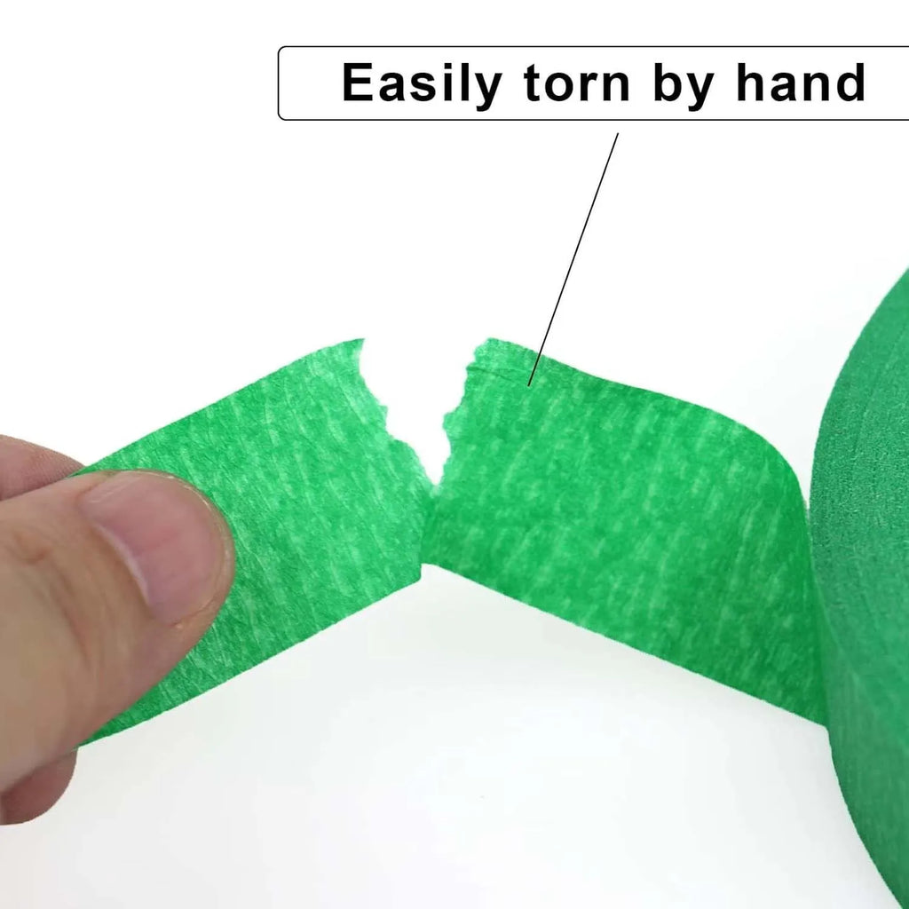 Green Painter's Masking Tape Multipack – 3 Sizes, Clean Release Painter's Masking Tape Zpaxo
