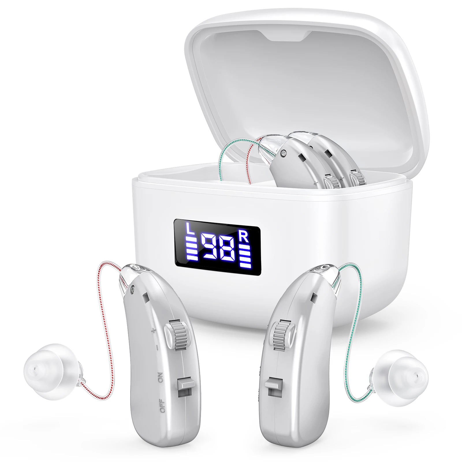 Hearing Amplifiers Earbud In-ear Enhancer Sound Voice Rechargeable