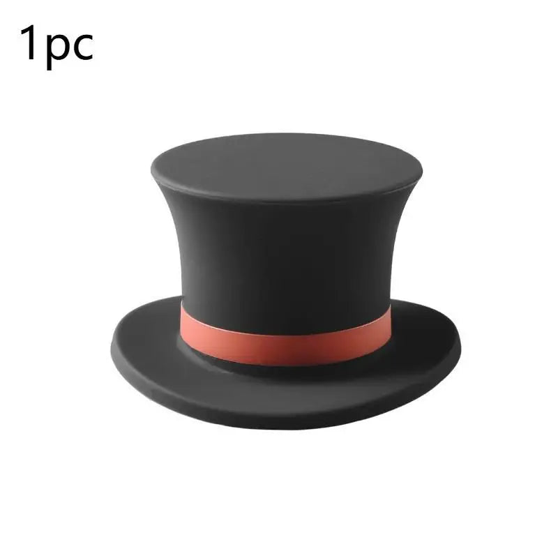 1/3pcs Magic Hat Silicone Wine Stopper Reusable Dustproof Bottle Seal For Freshness Home Bar Christmas Party Use Zpaxo C