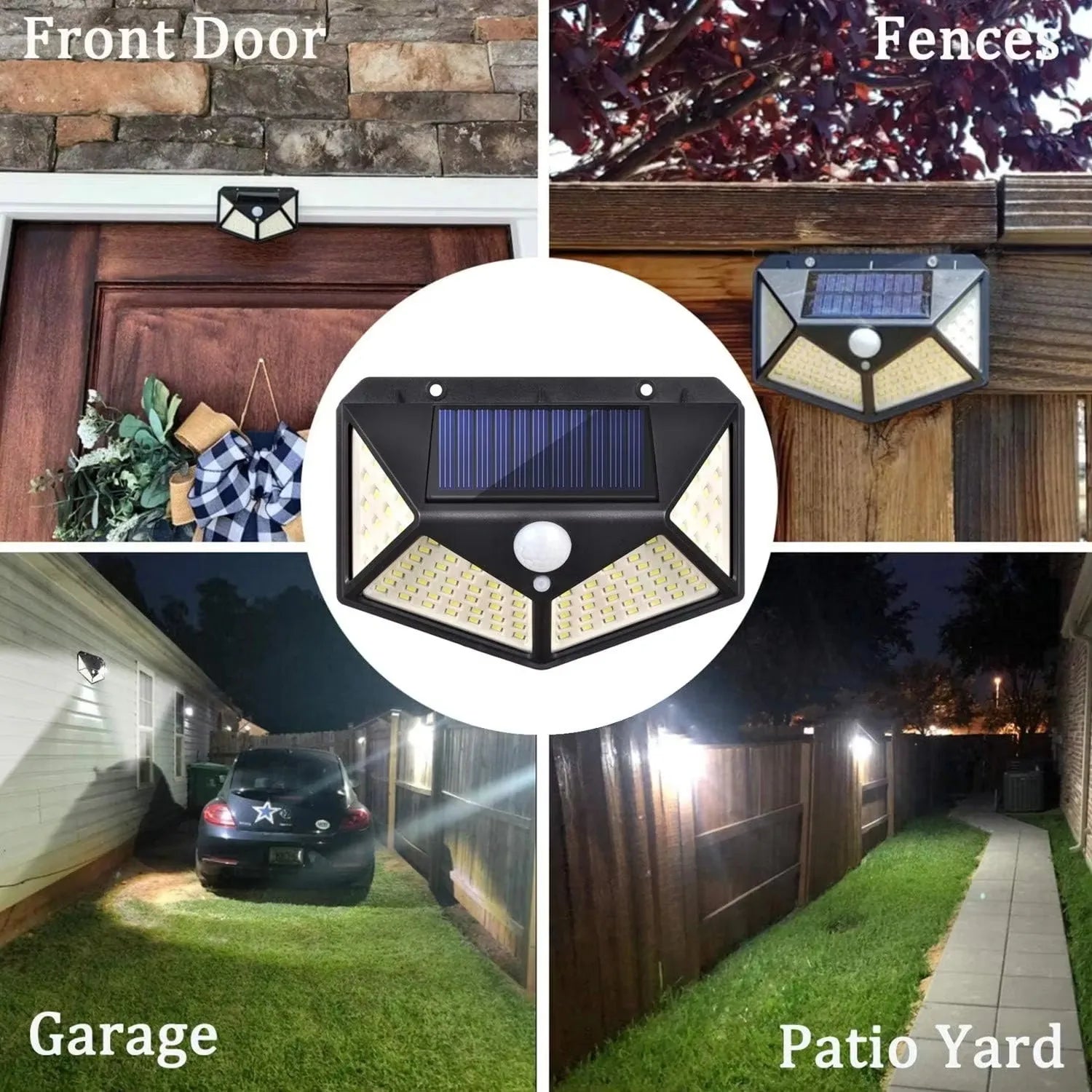 Solar Energy Wall Lamp Outdoor Courtyard Lamp Outdoor Waterproof Lighting Street Lamp Balcony Lamp Garden Solar Ambient Lamp Zpaxo