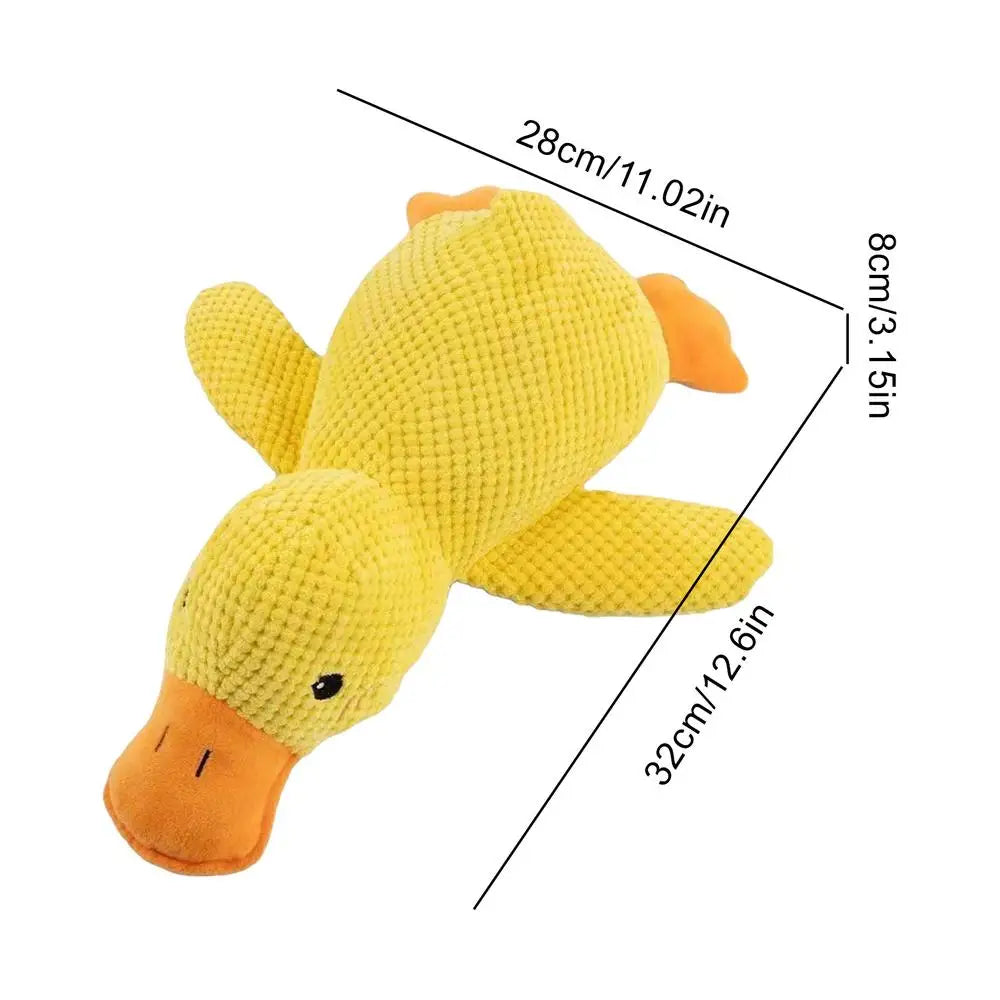 Squeaky Duck Dog Chew Toy Interactive Pet Small Medium Dogs Puppy Zpaxo medium