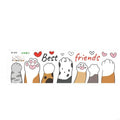 Door Sticker Lovely Kitten Designing Decoration Decal Bedrooms