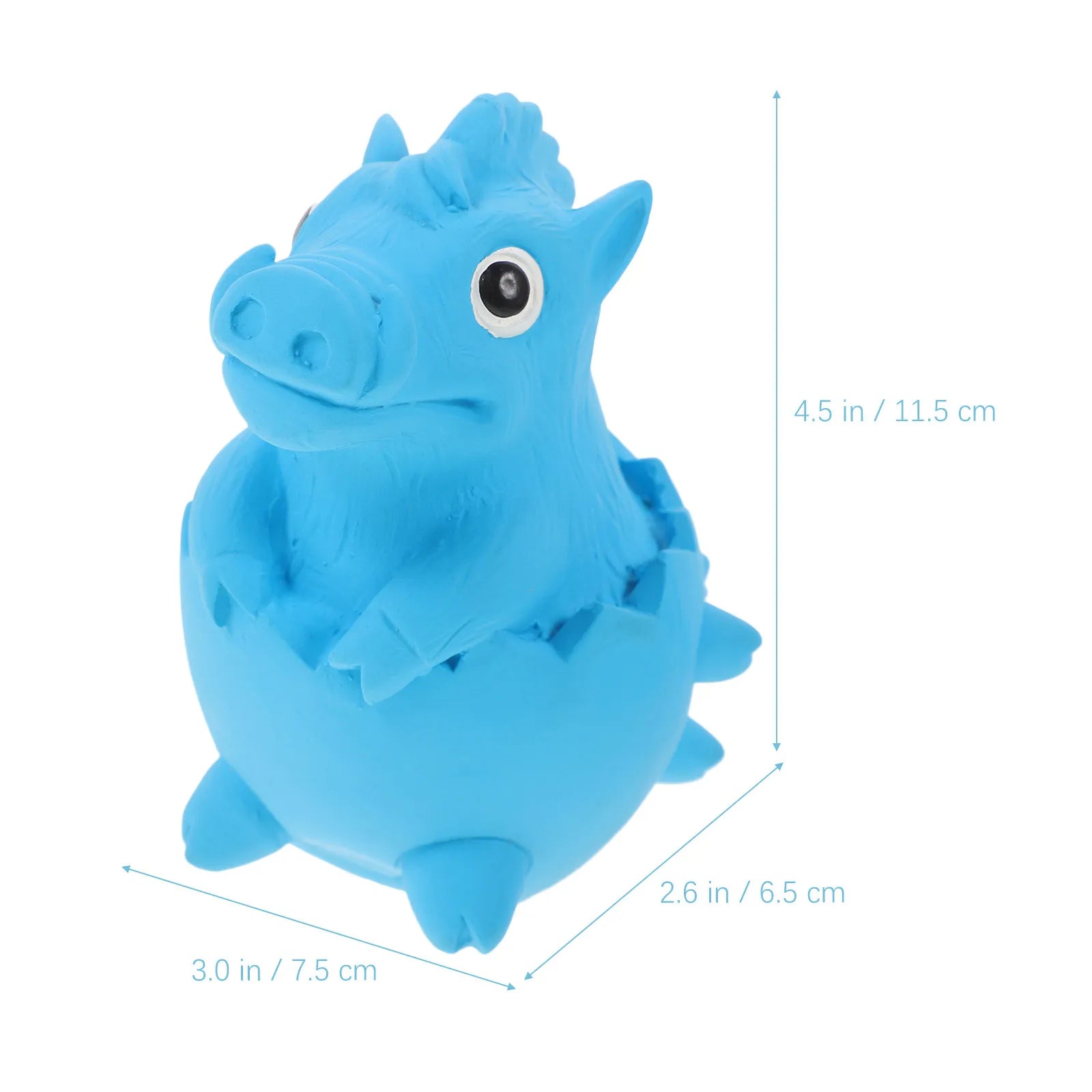Pet Latex Cartoon Dinosaur Bite Resistant Chewing Squeaky Interactive