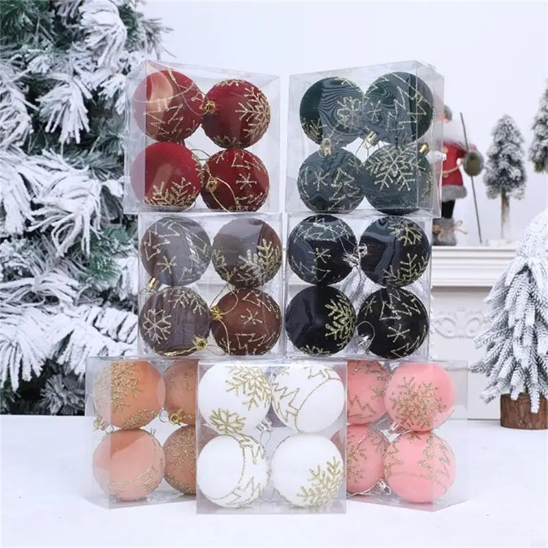 Christmas Baubles Hanging Decorations Tree Wreath Mantels Window