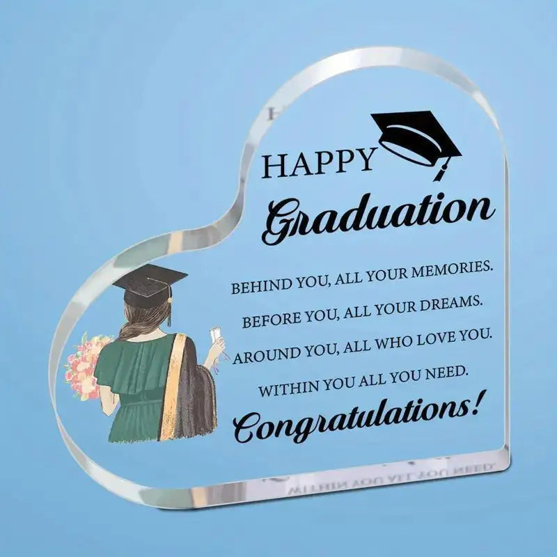 Class of 2026 Acrylic Graduation Plaque – Gift for Her
