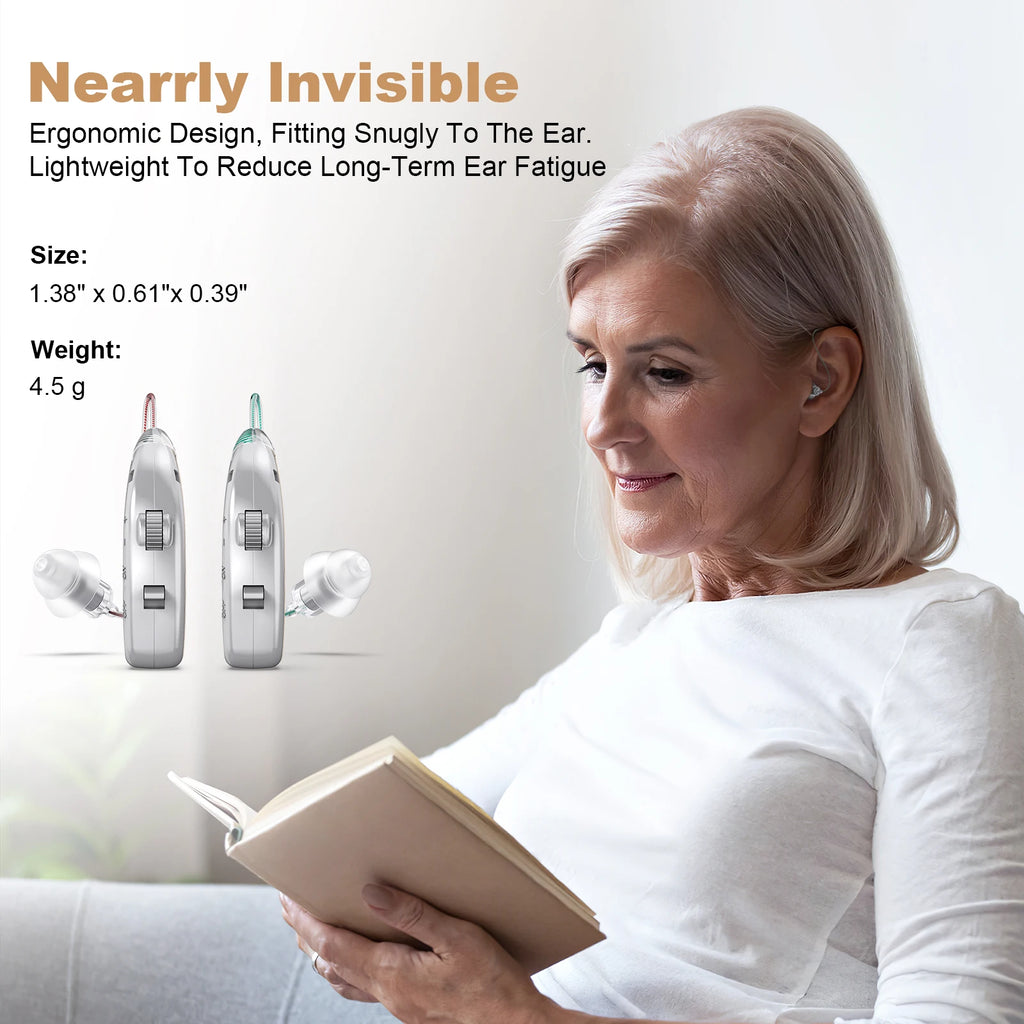 Hearing Amplifiers Earbud In-ear Enhancer Sound Voice Rechargeable