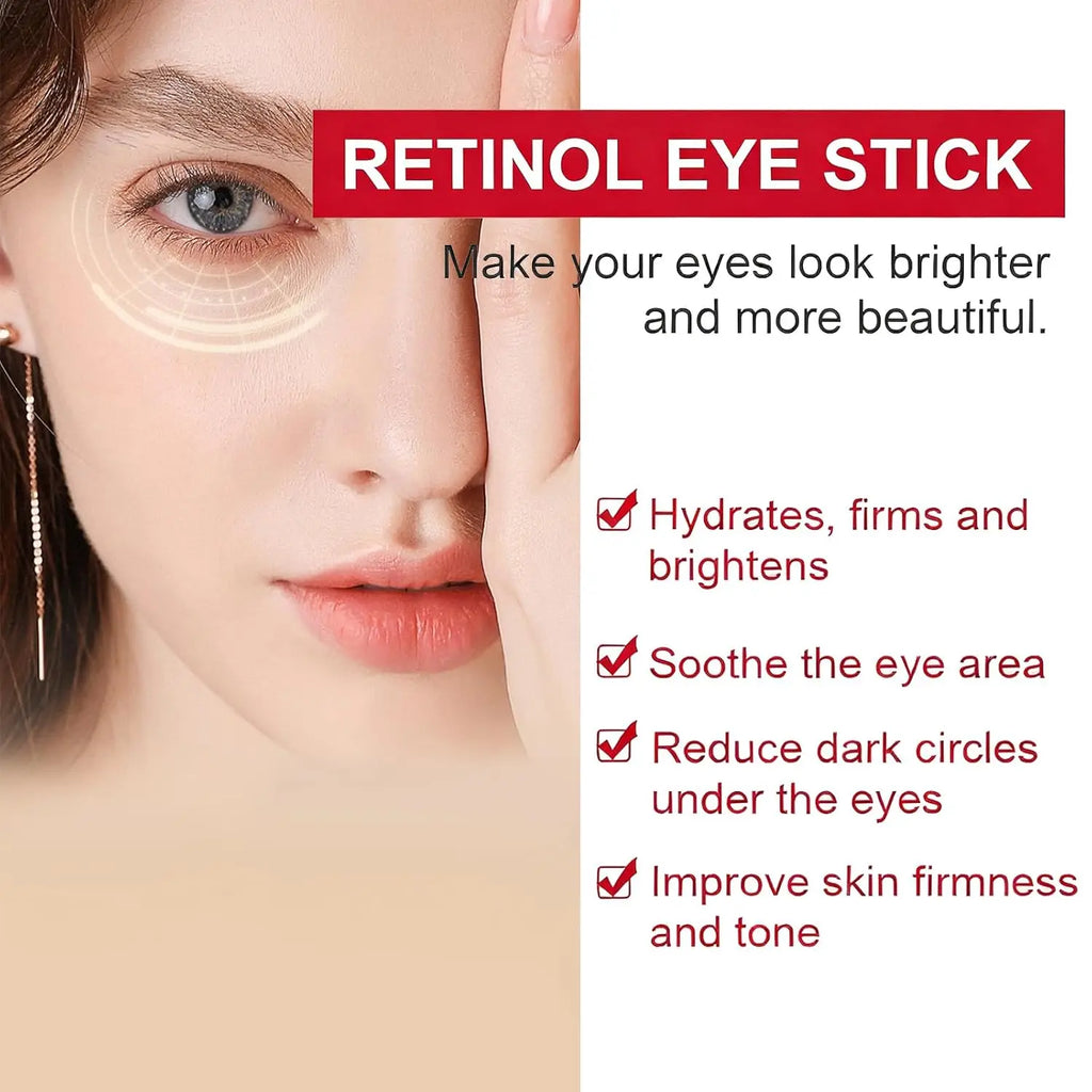 Eelhoe Retinol Eye Cream Stick – Brighten, Firm & Hydrate Eye Cream Stick Zpaxo