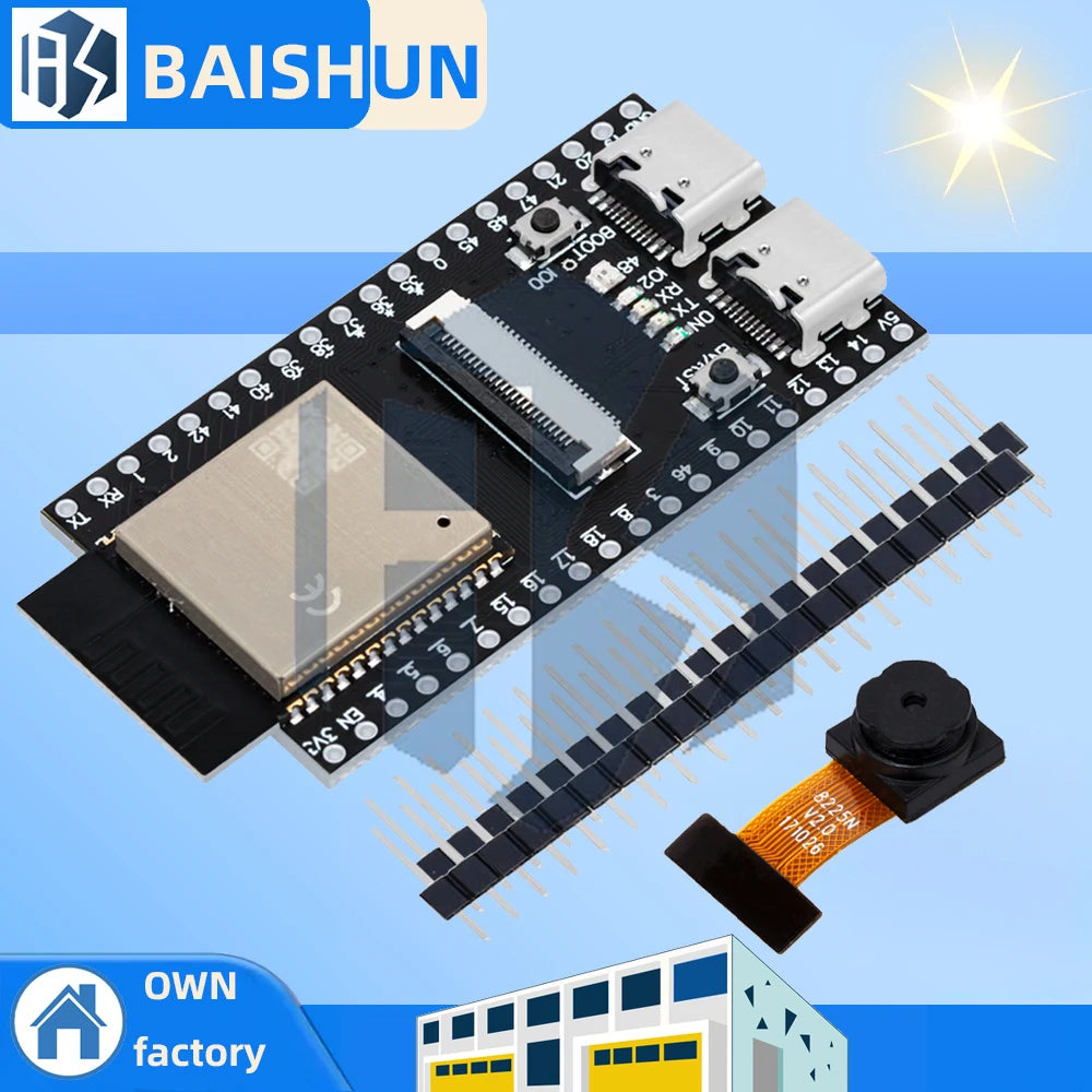 ESP32-S3 N16R8 CAM Development Board WiFi+Bluetooth Module OV2640 Camera Zpaxo