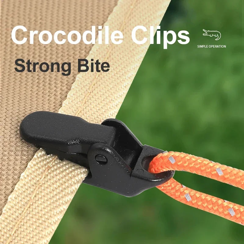 Heavy-Duty Tarp Clips – Windproof No-Puncture Grips 10/20/50 PCS