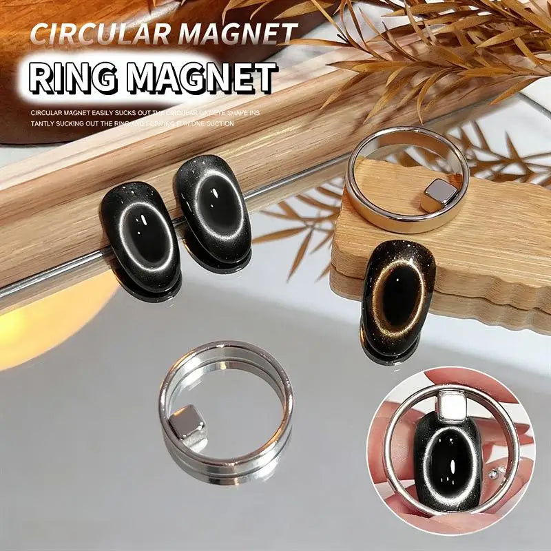 Cat Eye Ring Magnet – Gel Nail Art DIY Tool Set