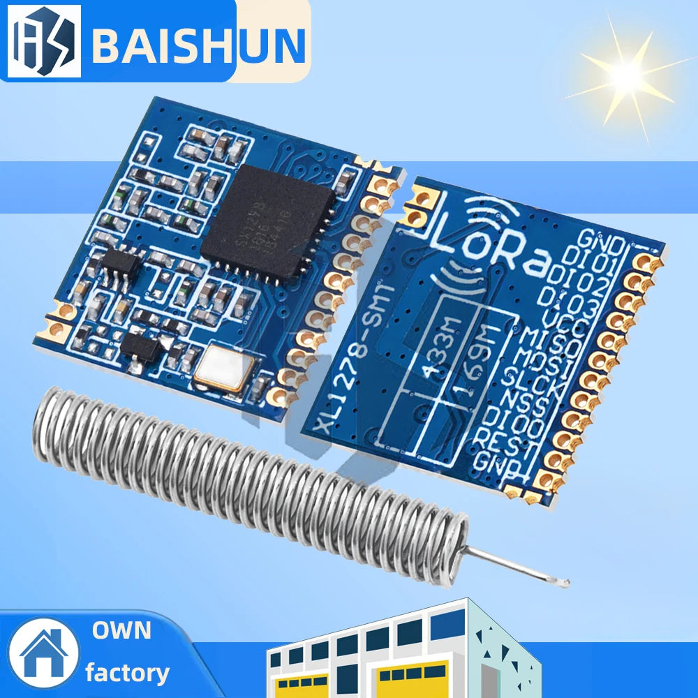 433MHz LoRa SX1278 long range RF wireless module DRF1278F for arduino Zpaxo