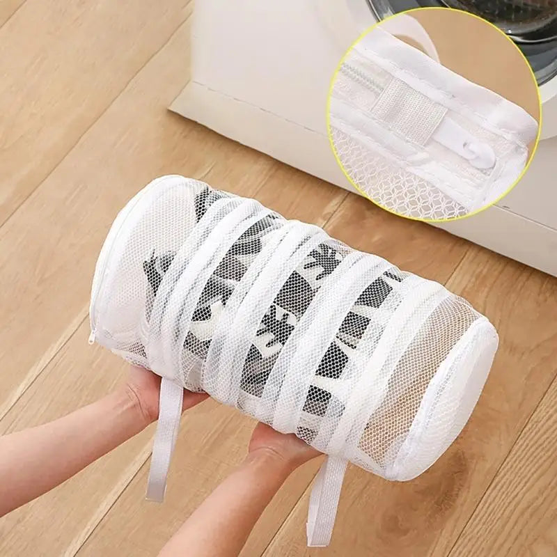 Sturdy Sneaker Laundry Bag Accessory for Men Size Up to 13 Breathable Mesh Materials with Strong Zippers Closure Zpaxo