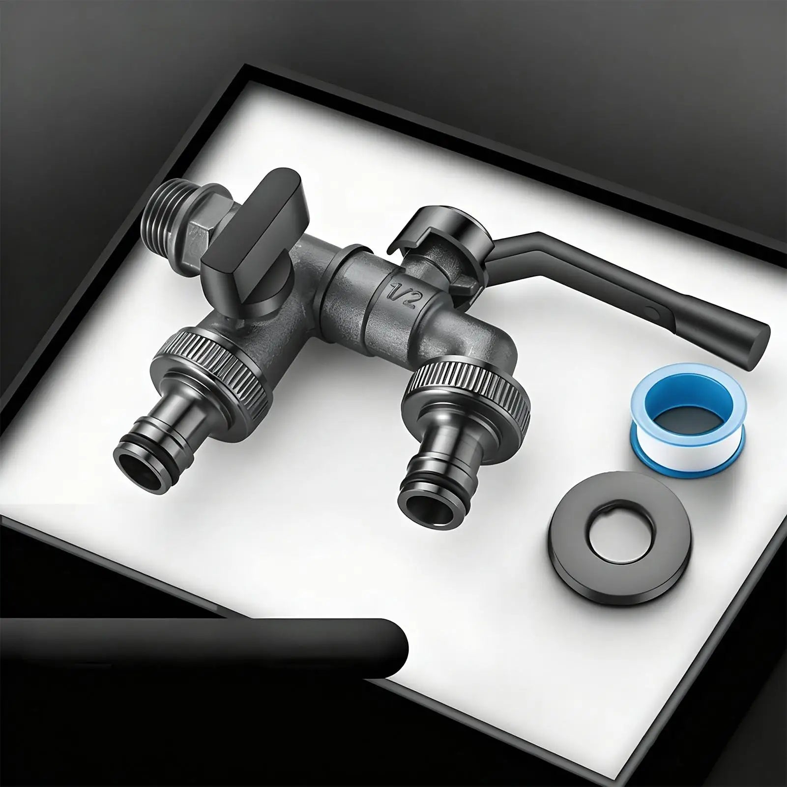 Outdoor Freeze Proof Zinc Alloy Outlet Garden Water Faucet G1 2