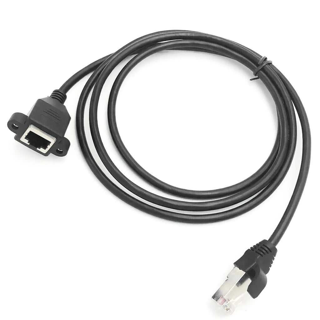 8Pin RJ45 Extension Cable Male Female Connector Ethernet LAN Network