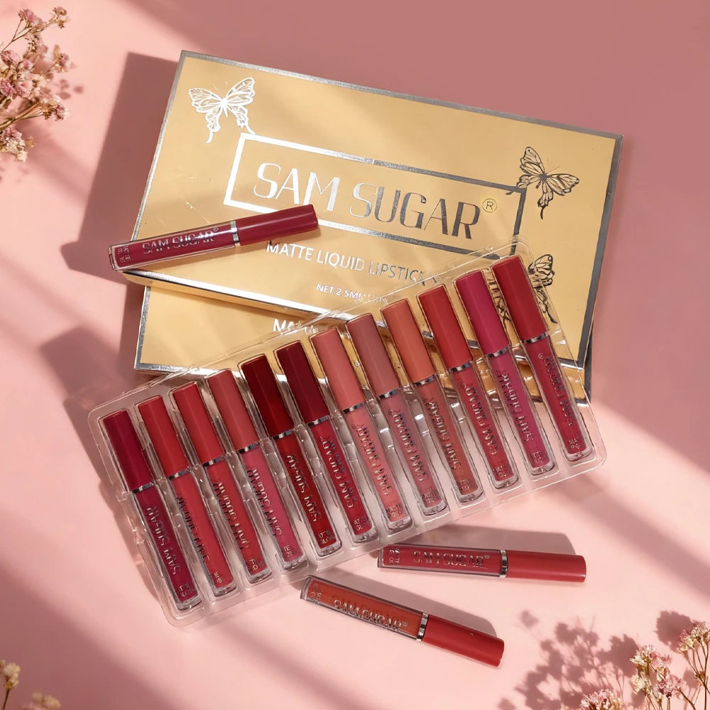 Velvet Matte Lip Waterproof Smudge-proof Smooth Application