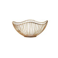 Fruit Durable Metal Wire Bowl Nordic Style Iron Home Snac Bread Dining Table Indoor Cosmetic Storage Basket Zpaxo Gold B