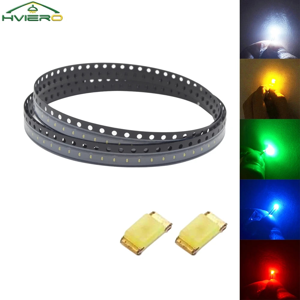 10-Pack 0402 SMD LED Chips – Ultra Bright Multi-Color Diodes SMD LED Chips Zpaxo