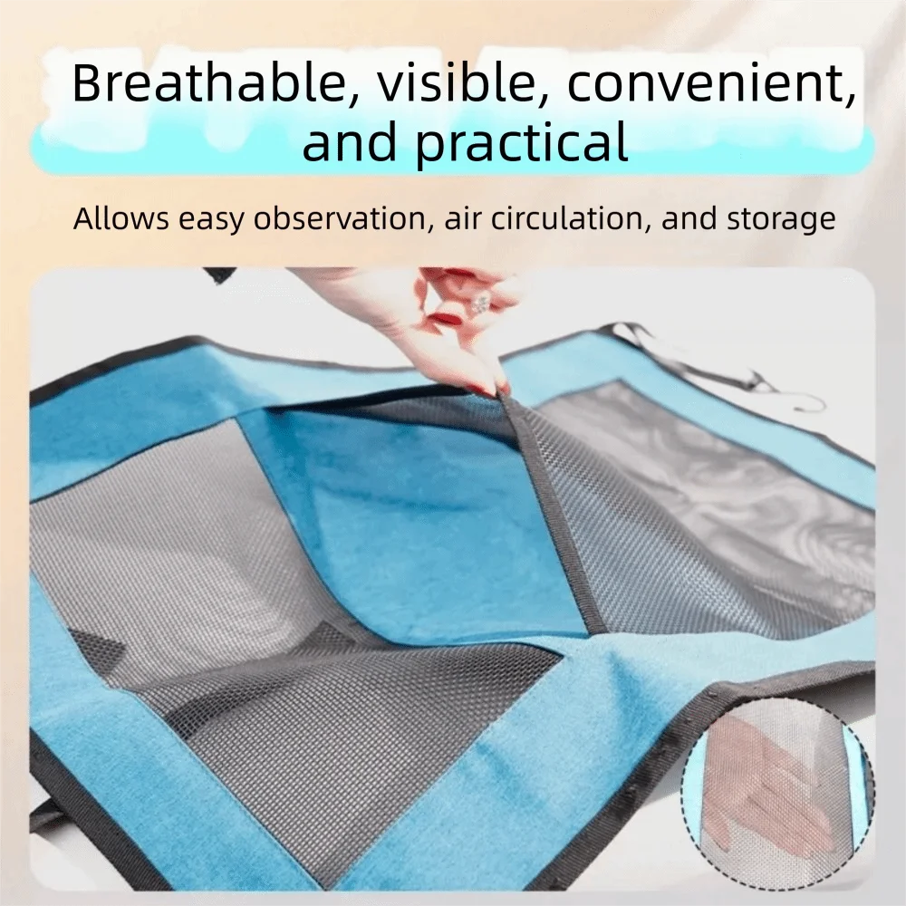 Mesh Bag Car Seat Storage Net Visible Adjustable Pet Safety Isolation Net Washable Elastic Car Seat Organizer for Pet Dog Zpaxo