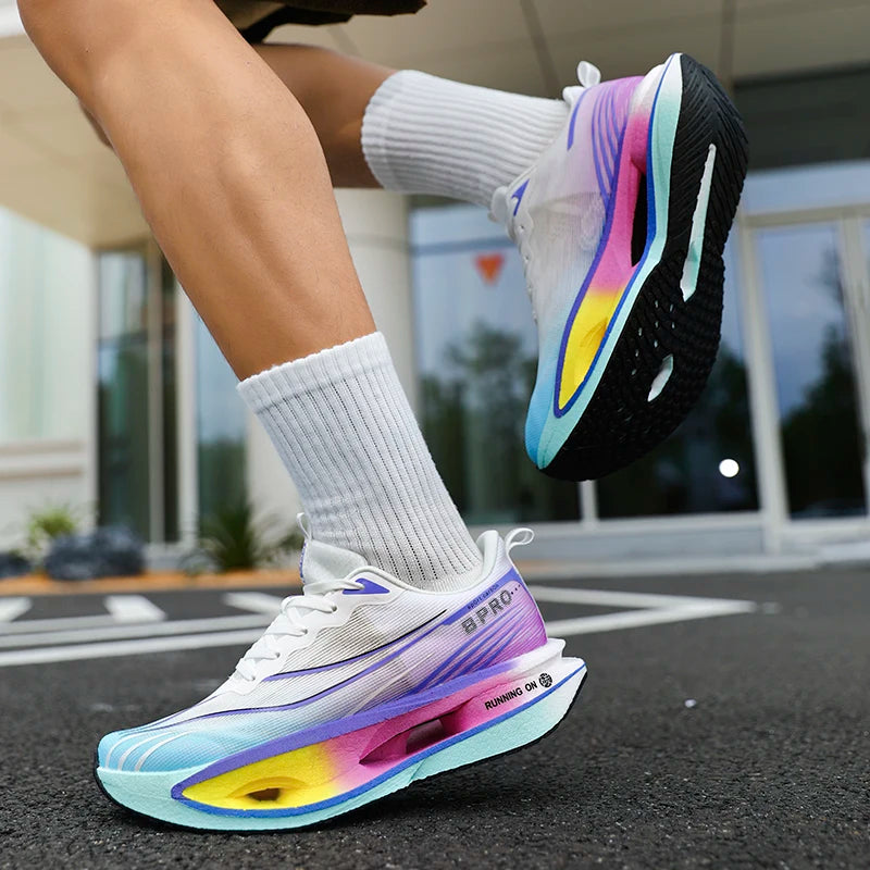 Men's Casual Sneakers Luxury Trainer Shoes Breathable Race Running
