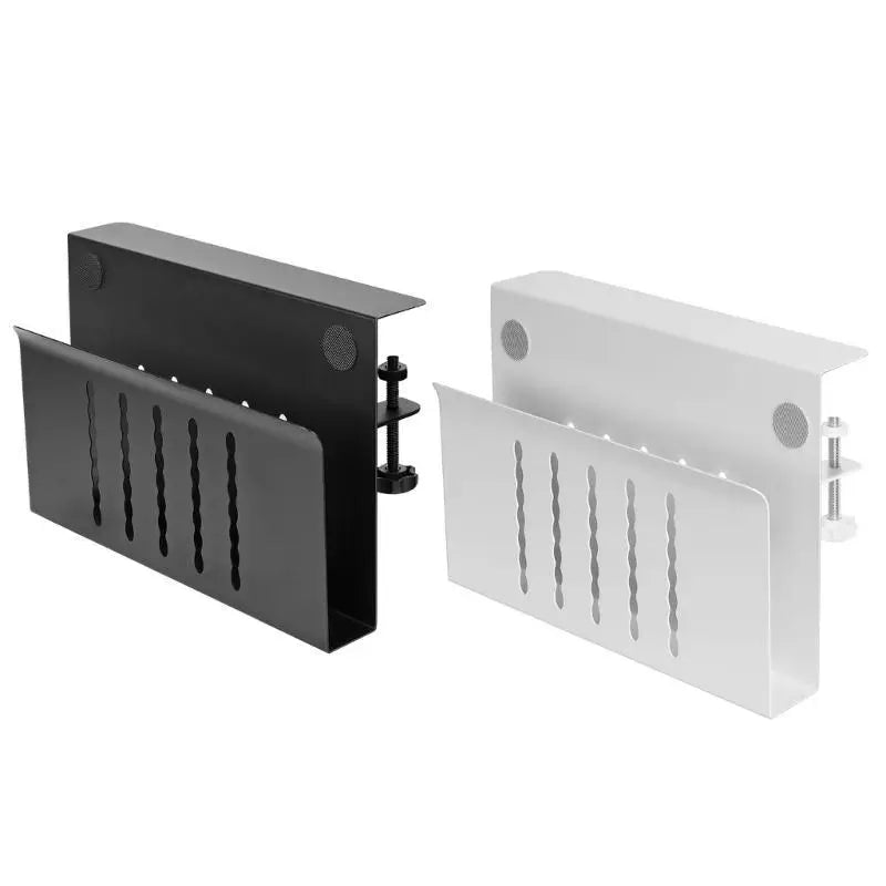 652F Aluminum Notebook Holder, Desk Hanging Laptop Organizgers, for Office Workers, Students, Gamers Office Desk Organization Zpaxo