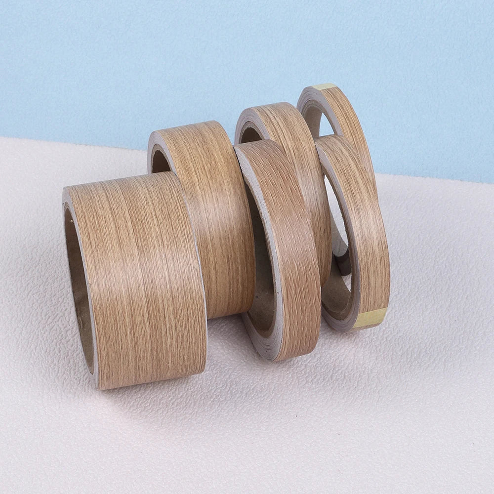 1Roll 10m Furniture Self-adhesive Edge Banding Tape Wood Grain for Refurbishment Cabinets Seams Repair Door Frames Wall Decor Zpaxo