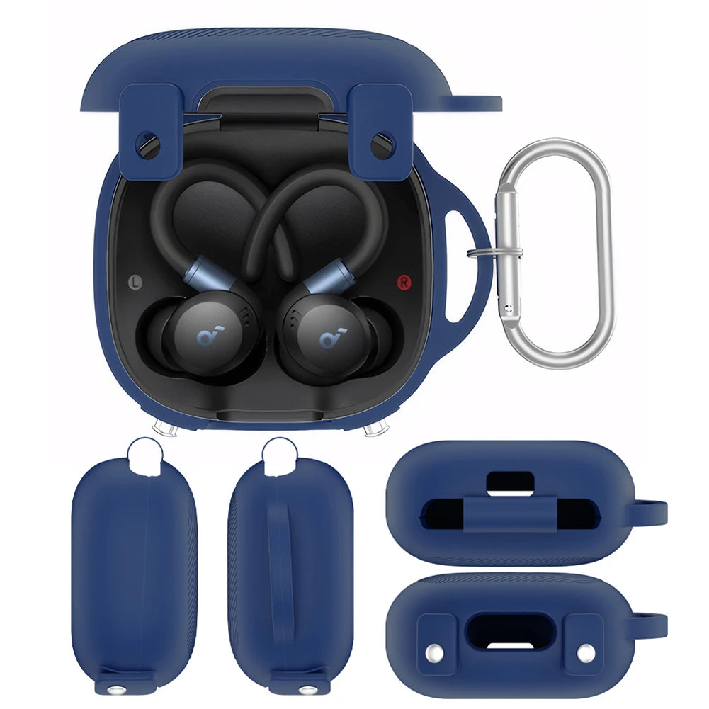 Silicone Earbuds Case Cover Shockproof Full Body Protective