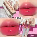 Mirror Glass Solid Lip Glaze Moisturizing Heart Shape Water Light