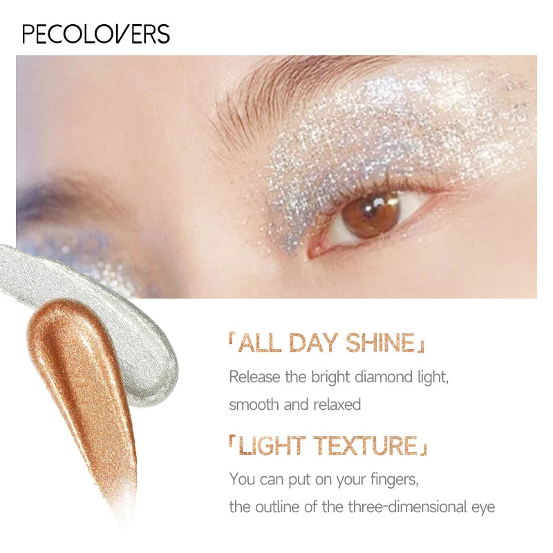 Diamond Shimmer Shiny Waterproof Liquid Glitter Eyeliner Eyeshadow