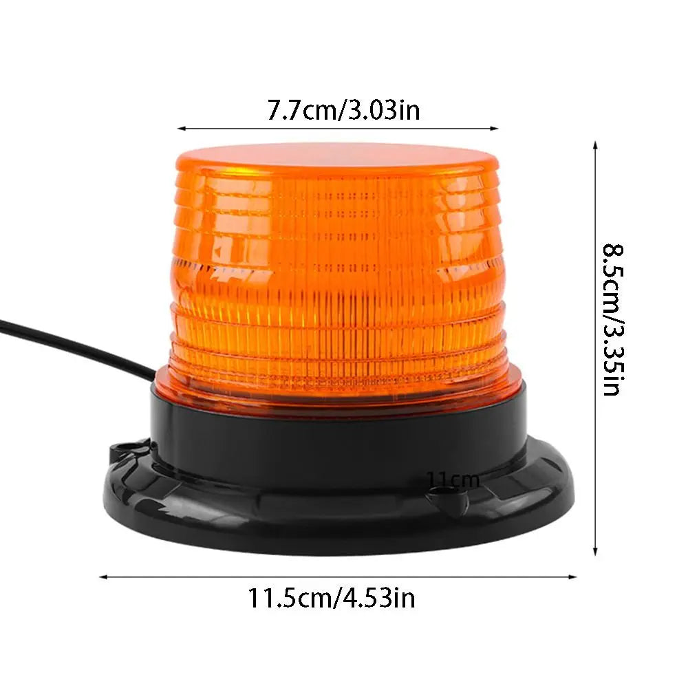 12V Car Emergency LED Lights 24 Warning Strobe Light Multifunctional Zpaxo