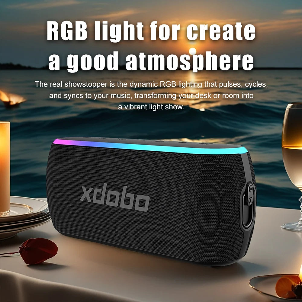 XDOBO X8III Bluetooth Speaker Wireless Subwoofer 60W Powerful Deep Zpaxo