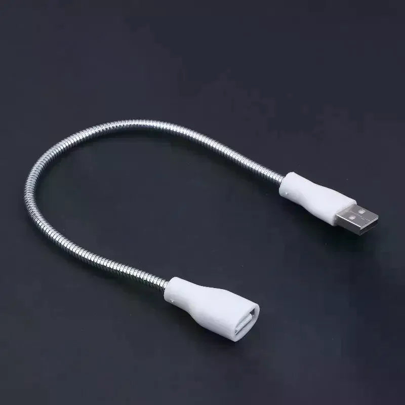 Flexible Metal USB Power Cable – LED Light & Fan Adapter USB Power Cable Zpaxo