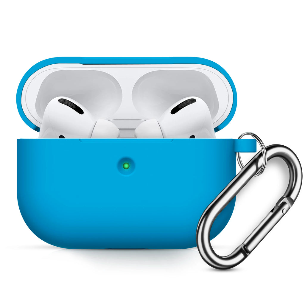 Case For Apple Airpods Pro Case earphone accessories Bluetooth headset silicone Apple Air Pod Pro cover airpods pro 1st gen case Zpaxo Blue