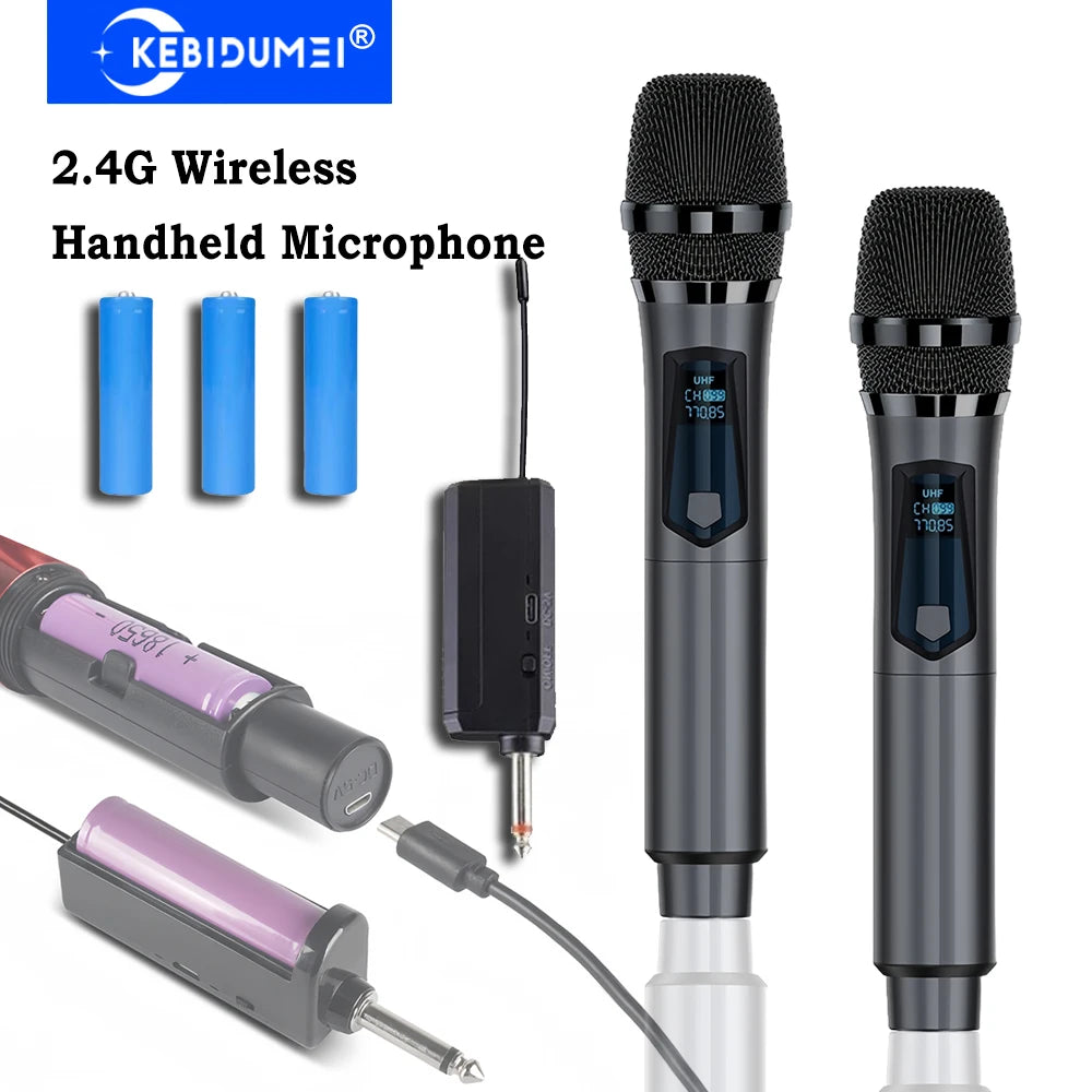 Handheld Microphone Wireless Rechargeable Multi-microphone Kits