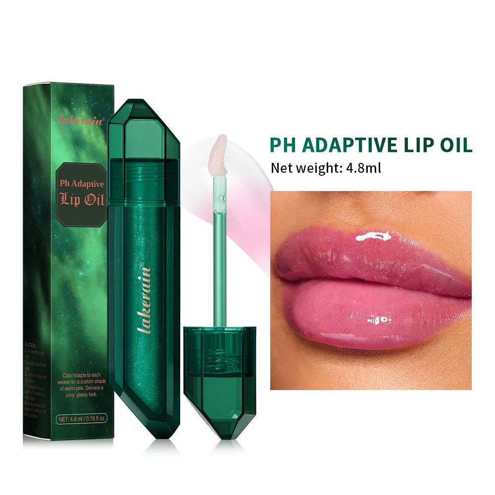 Magic Lip Oil pH Adaptive Color Changing Pink Tone Moisturizing Nourish For All Skin Tones Popular Care Lip Plumper Lips Glosses Zpaxo 1pc