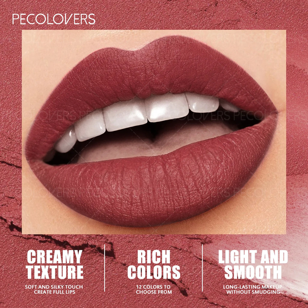 Matte Lipstick Velvet End Smooth Easy Apply Long-lasting Waterproof