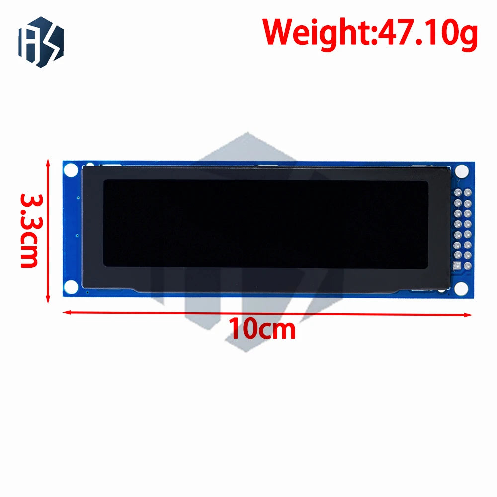 Real OLED Display 3.12" 256*64 25664 Dots Graphic LCD Module Display Screen LCM Screen SSD1322 Controller Support SPI Zpaxo