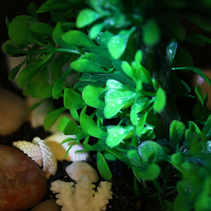 Underwater Wreath Artificial Plastic Aquarium Fish Tank Aquatic Fake